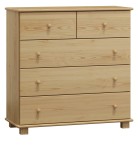 Komoda sosnowa drewniana 5s g42 sosna