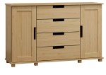 Komoda sosnowa drewniana nr4 Modern 140x100x42 sosna