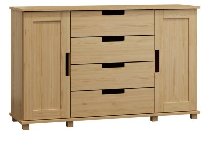 Komoda sosnowa drewniana nr4 Modern 140x80x42 sosna