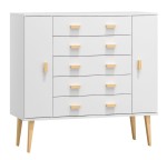 Komoda sosnowa drewniana Venuci nr3 135 cm 5s