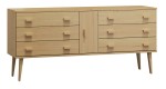 Komoda sosnowa drewniana Venuci nr4 175 cm 3s kolory