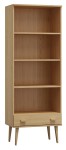 Regał drewniany Venuci Szuflada 89 cm sosna