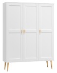 Szafa sosnowa Venuci 3D nr1 wieszak/półki 117 cm