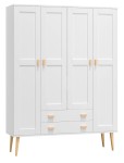 Szafa sosnowa Venuci 4D nr2 wieszak/półki szuflada 2 175 cm