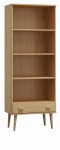 Regał drewniany Venuci Szuflada 89 cm sosna