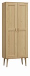 Szafa sosnowa Venuci 2D nr1 wieszak/półki 89 cm