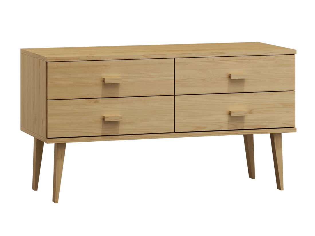 Komoda sosnowa drewniana Venuci nr2 135 cm 2s