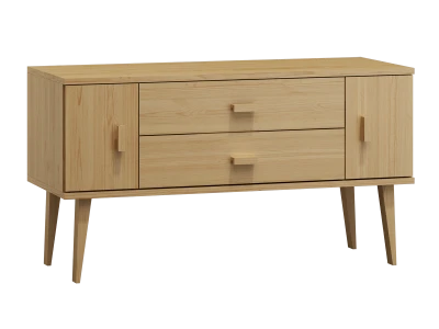 Komoda sosnowa drewniana Venuci nr3 115 cm 2s