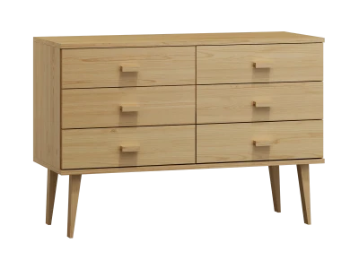 Komoda sosnowa drewniana Venuci nr2 135 cm 3s kolory