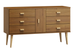 Komoda sosnowa drewniana Venuci nr4 135 cm 3s