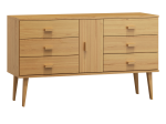 Komoda sosnowa drewniana Venuci nr4 135 cm 3s