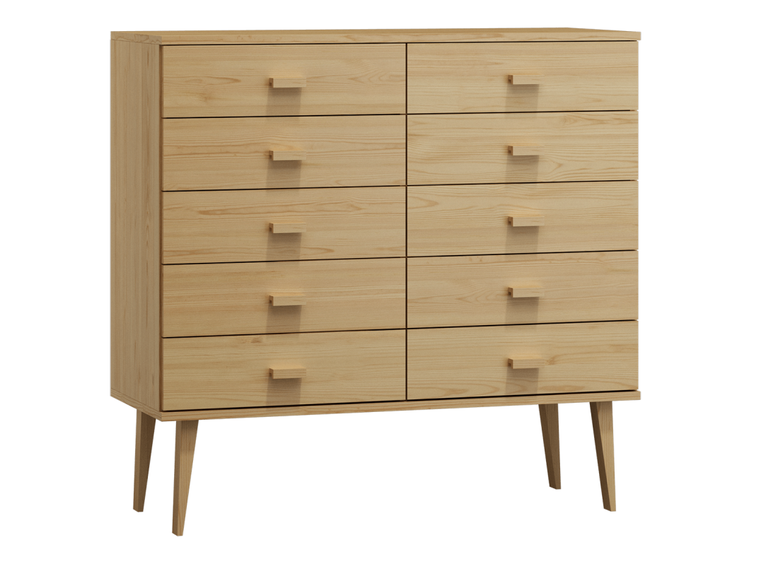 Komoda sosnowa drewniana Venuci nr2 135 cm 5s kolory