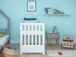 Łóżeczko dziecięce sosnowe Baby Sleep 60x120 białe