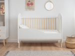 Łóżeczko dziecięce sosnowe Baby Dream 60x120 białe/sosna