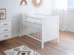Łóżeczko dziecięce sosnowe Baby Magic  60x120 białe