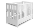 Łóżeczko dziecięce sosnowe Baby Sleep 60x120 białe