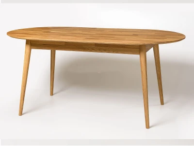 Stół dębowy owalny 170x90 Bergen olej intense
