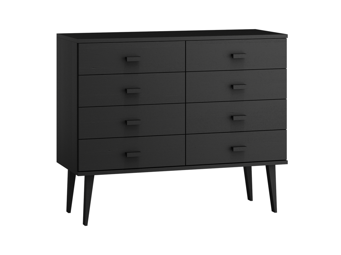 Komoda sosnowa drewniana Venuci nr2 117 cm 4s czarna.png