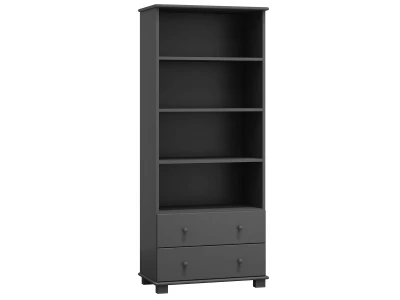 Biblioteczka sosnowa nr1 szara