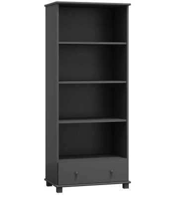 Biblioteczka drewniana nr7 szara