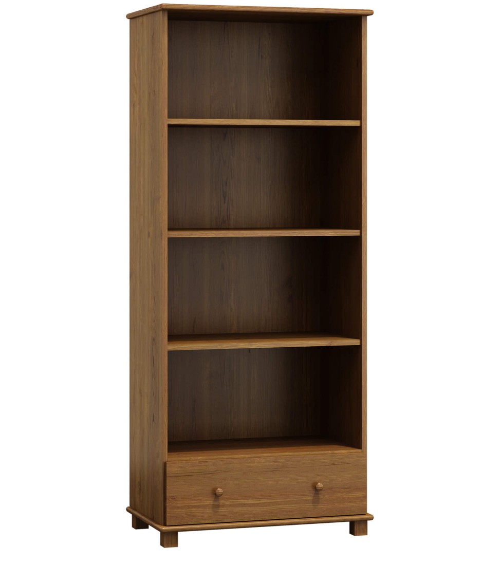 Biblioteczka drewniana nr7 dąb