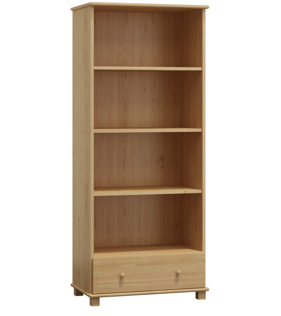 Biblioteczka drewniana nr7 sosna