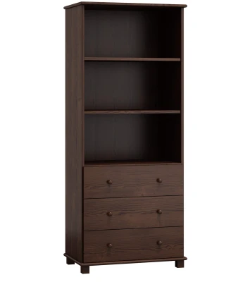 Biblioteczka drewniana nr8 orzech