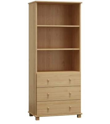Biblioteczka drewniana nr8 sosna