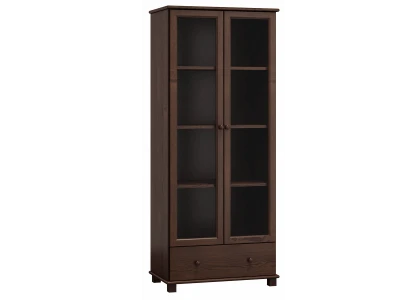 Witryna drewniana nr3 orzech