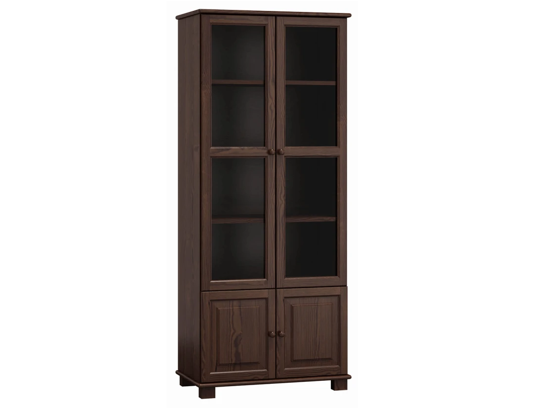 Witryna drewniana nr4 orzech