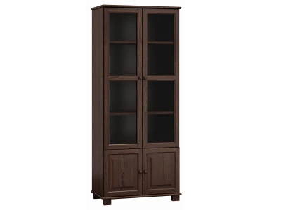 Witryna drewniana nr4 orzech