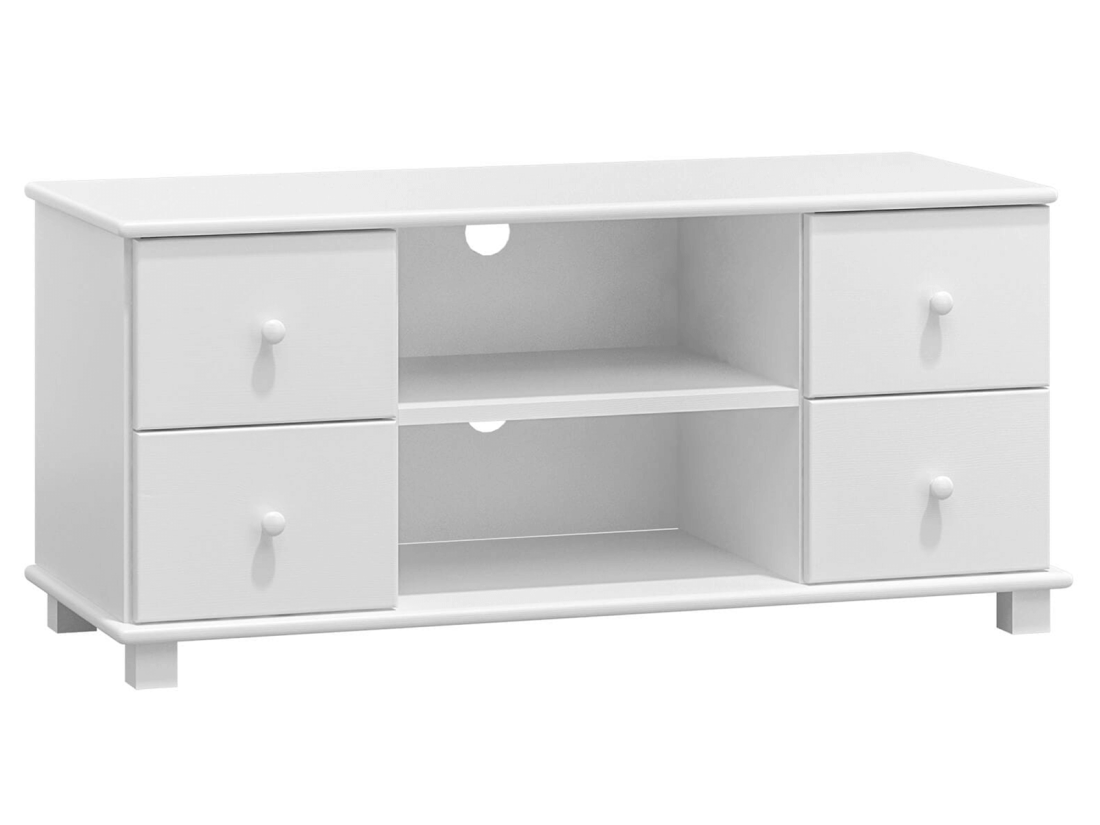 Stolik RTV drewniany nr3 s118 biały