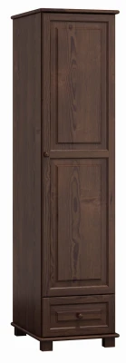 Szafa drewniana 1D nr1 wieszak orzech