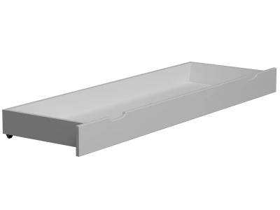 Szuflada pod łóżko sosnowa 198cm biała