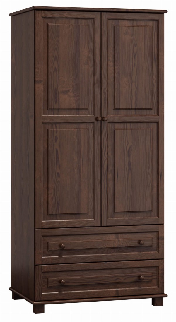 Szafa drewniana 2D nr4 wieszak S80 orzech