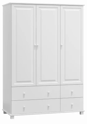 Szafa sosnowa 3D nr7 S133 biała