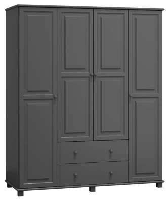 Szafa sosnowa 4D nr2 S180 szara
