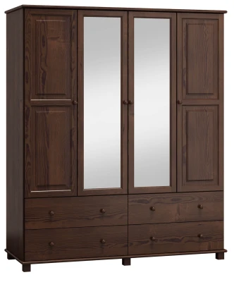 Szafa sosnowa 4D nr4 S180 orzech
