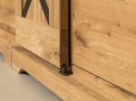 Szafa Witryna Dębowa Loftowa X-oak nr 1