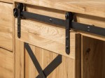 Szafa Witryna Dębowa Loftowa X-oak nr 1