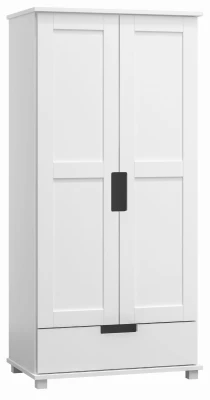 Szafa nr7 Modern 80 wieszak/półki biała