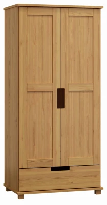 Szafa nr7 Modern 100 wieszak/półki olcha