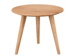 Stolik kawowy okrągły 45cm Reno dąb naturalny