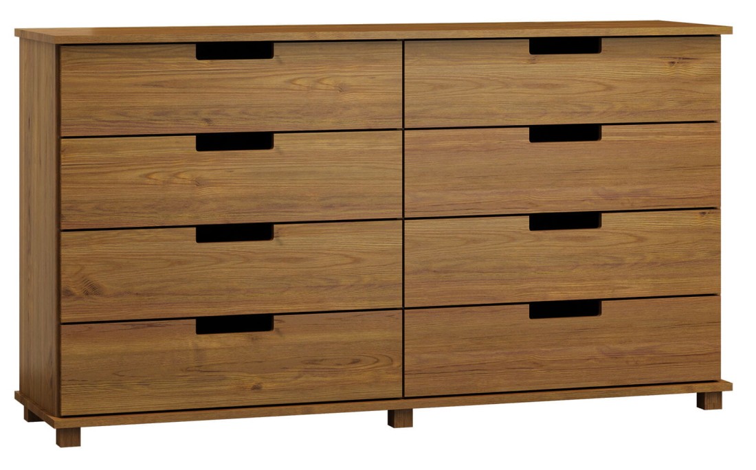 Komoda sosnowa drewniana nr1 Modern 180x100x42 dąb
