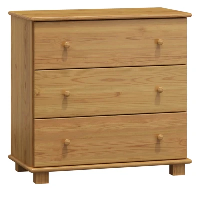 Komoda sosnowa drewniana 3s g47 olcha