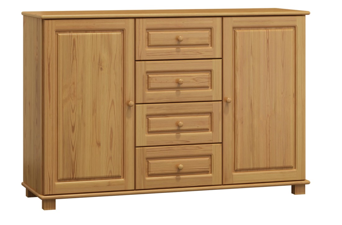 Komoda drewniana sosnowa 150 olcha