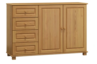Komoda drewniana sosnowa 152 olcha