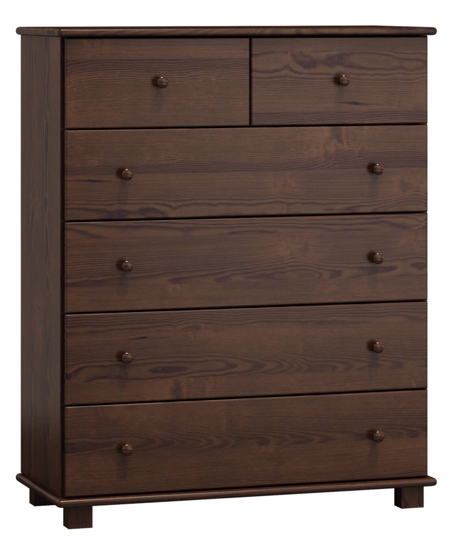 Komoda sosnowa drewniana nr10 g47 orzech