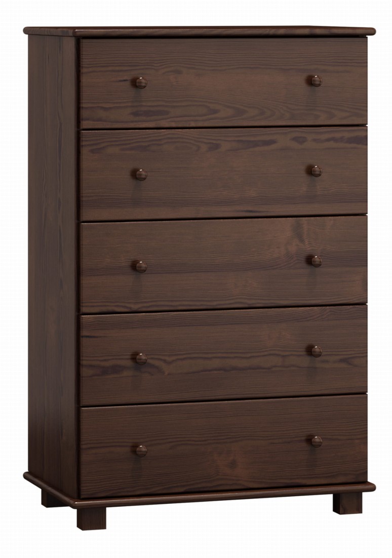 Komoda sosnowa drewniana nr11 g42 orzech