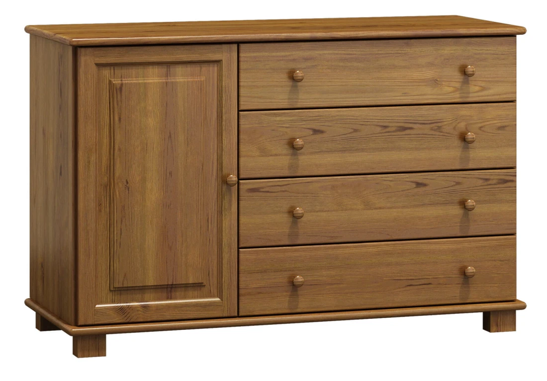 Komoda sosnowa drewniana nr34 g42 dąb